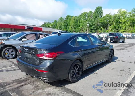 2018 Genesis G80 3.3T Sport from USA, damaged, VIN KMHGN4JB7JU262479